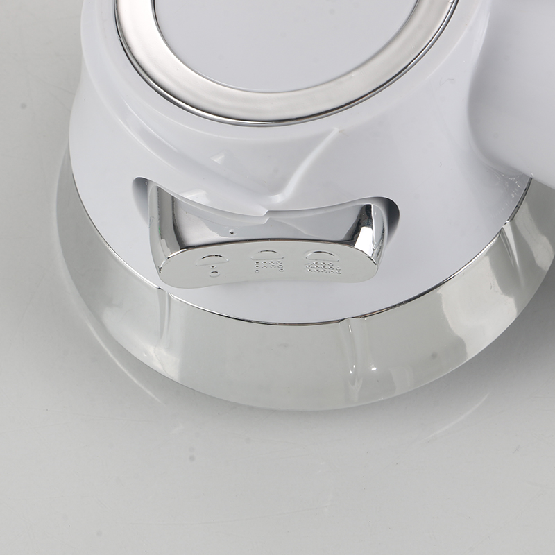 تدفق رأس الدش الأبيض